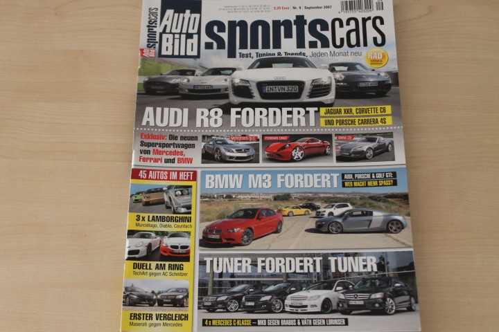 Deckblatt Auto Bild Sportscars (09/2007)